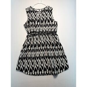 Bloom 2XL women’s black and white 2XL pullover mini sundress